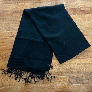 Black Fringe Pashmina Scarf
